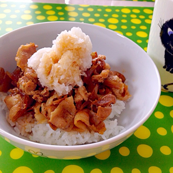 さっぱり☆おろしのっけ豚丼